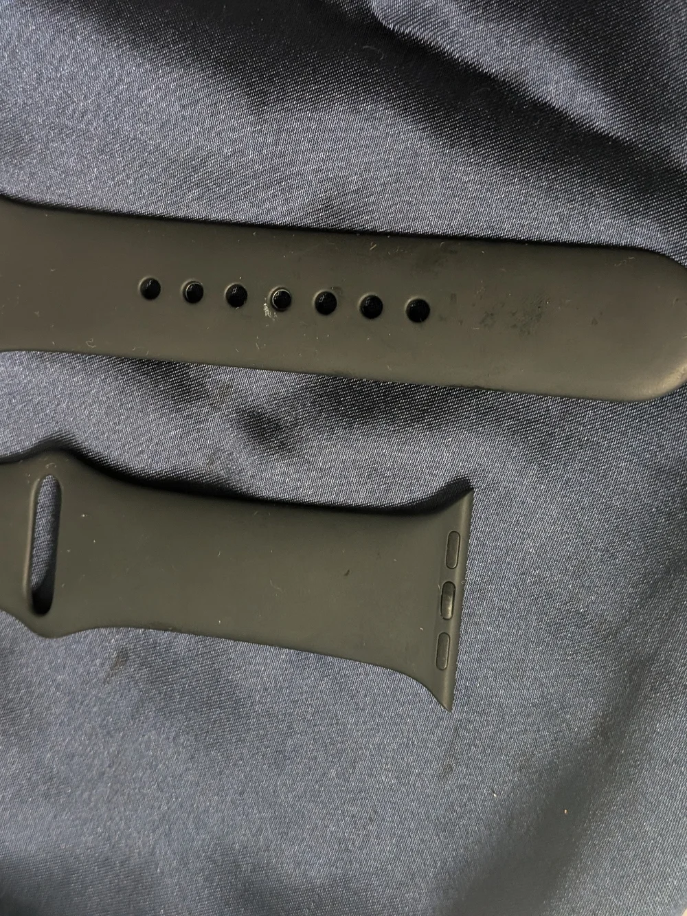 Black Silicone Replacement Wristband for Applewatch